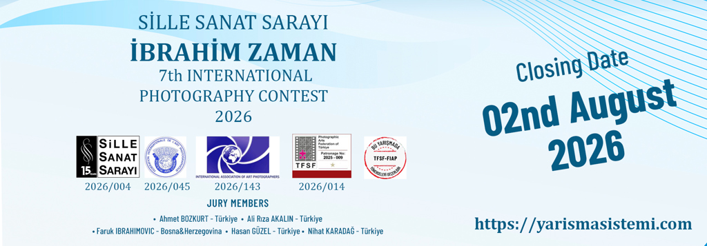 SİLLE SANAT SARAYI İBRAHİM ZAMAN 7. ULUSLARARASI FOTOĞRAF YARIŞMASI